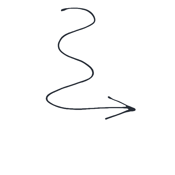 Arrow pointing to the contact from to be filled out by customers