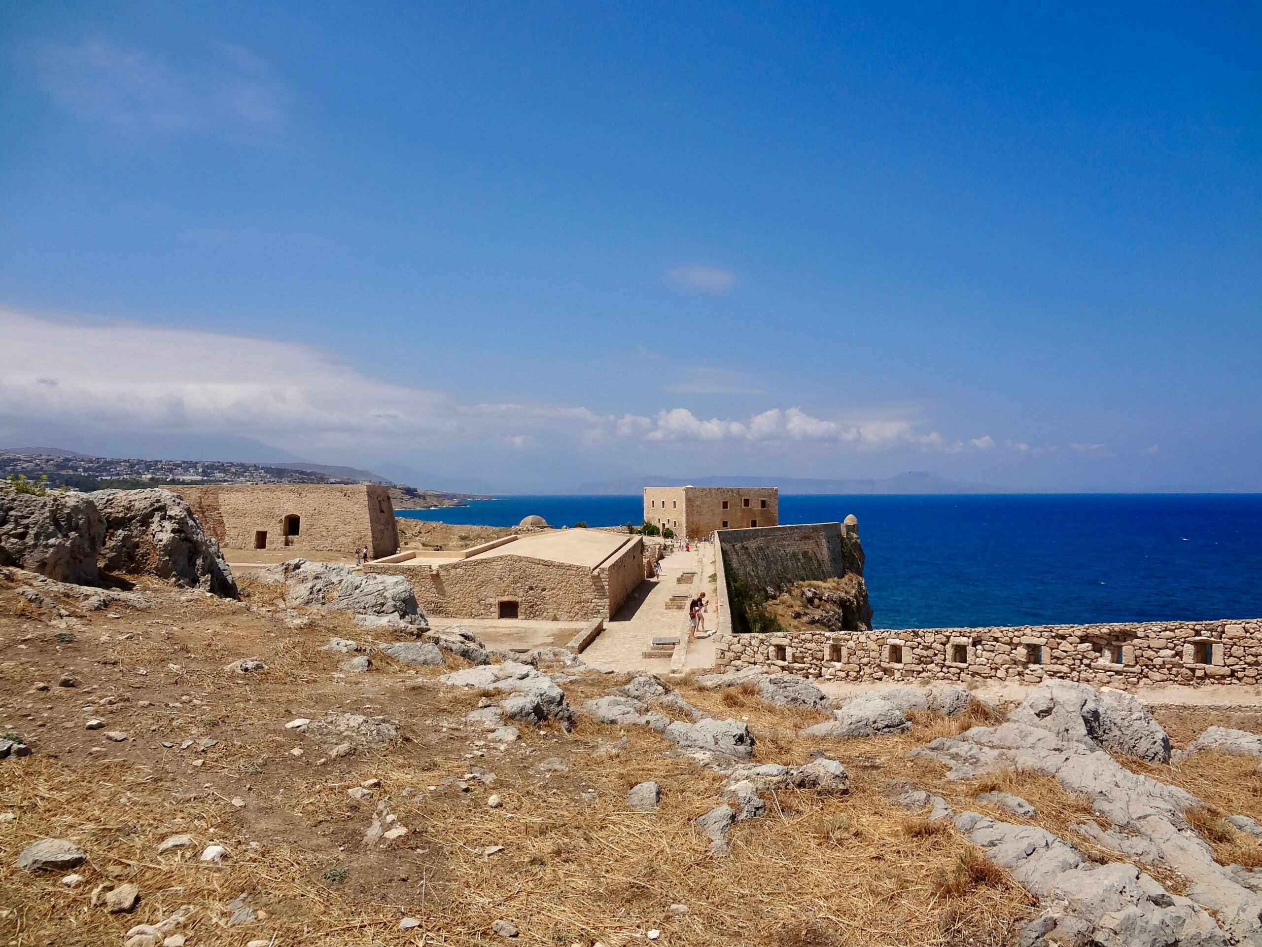 Panoramic view of the Fortezza fortress in Rethymno