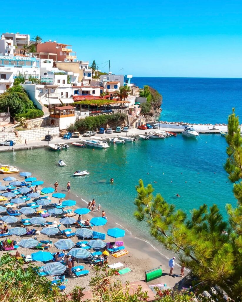 Bali Beach Rethymno during suntime