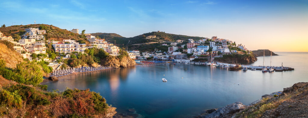 Panoramic view of Bali Rethymno Crete