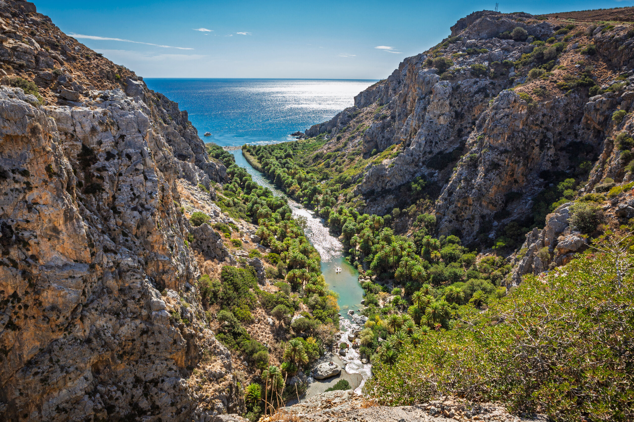 Preveli Beach and Palm Forest, Crete