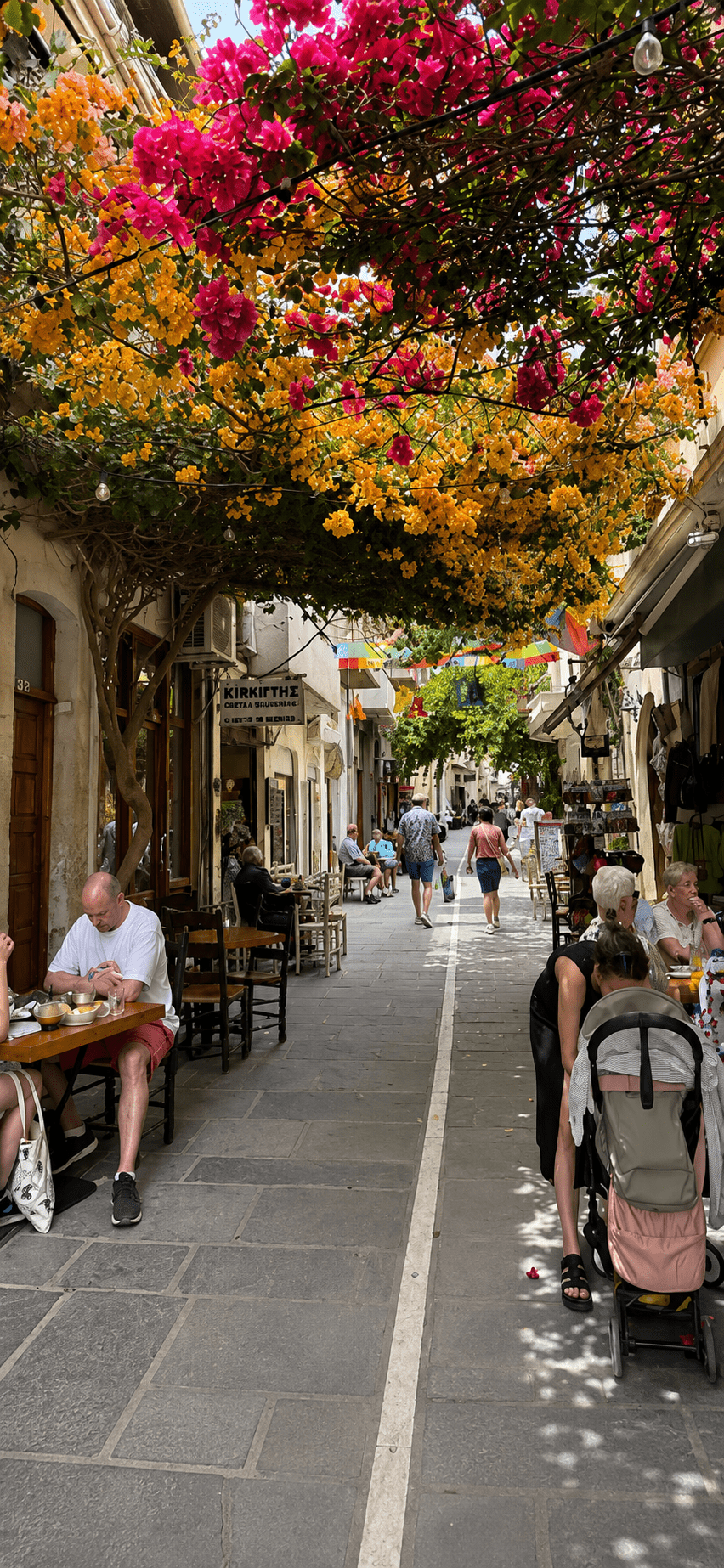 Rethymno Old Town in June