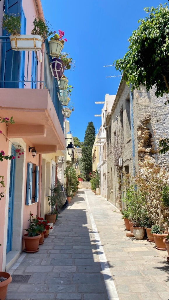 Rethymno Old Town street scene