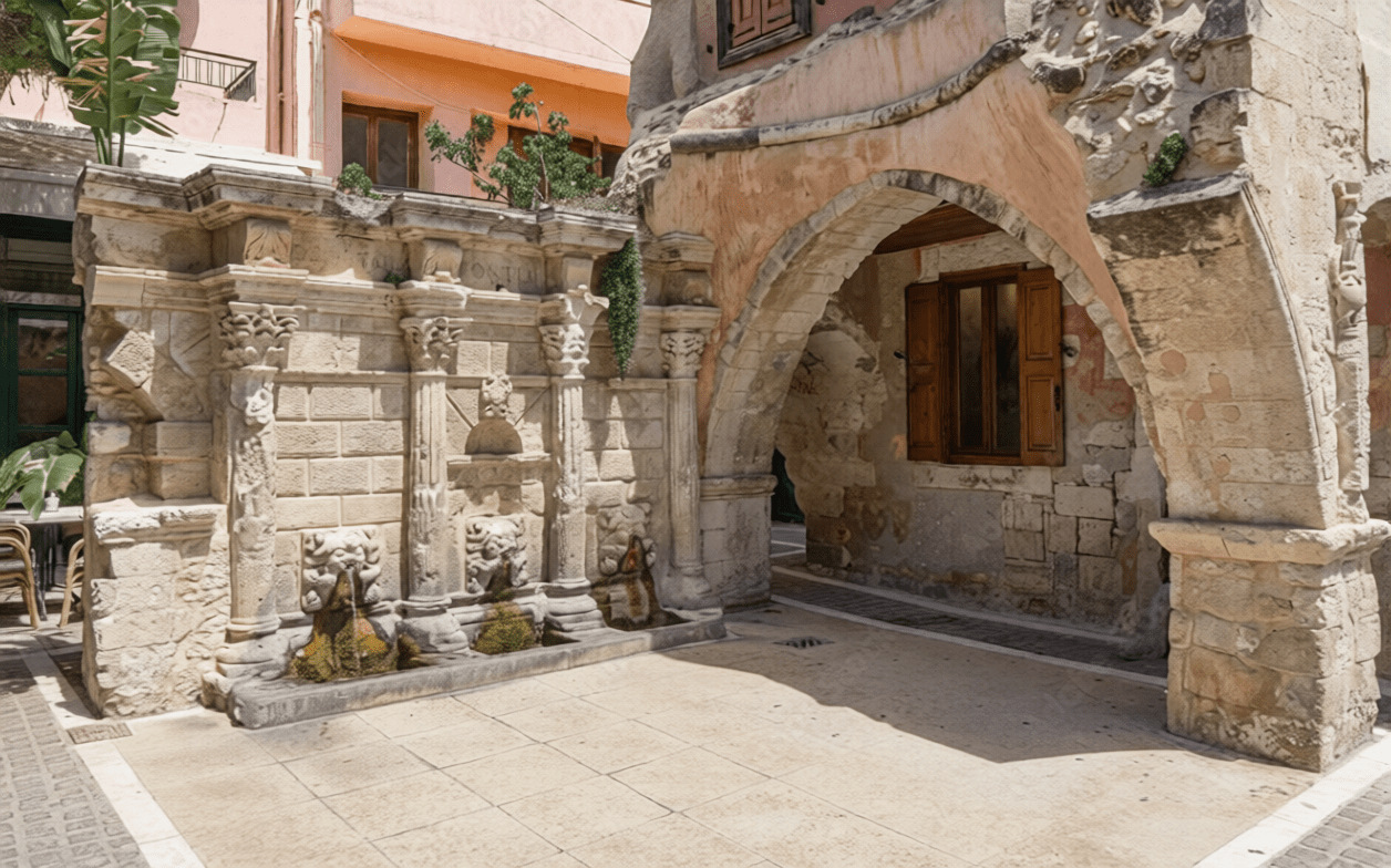 Historic detail in Rethymno Old Town