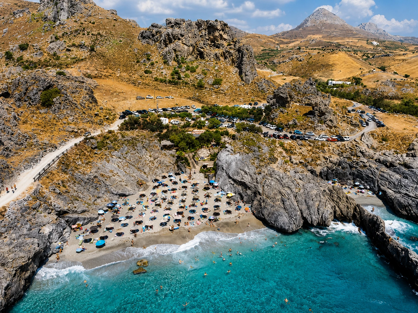 Ammoudi Beach near Plakias in Rethymno Crete