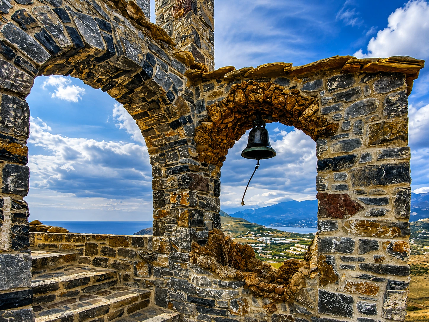 Chapel near Damnoni Beach in south Rethymno